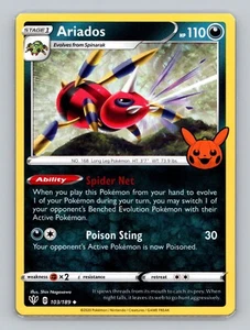 Ariados 103/189 (Trick or Trade Stamped) Darkness Ablaze Uncommon Pokemon TCG - Picture 1 of 2