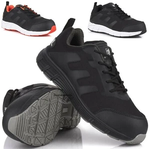 ULTRALEICHTER DAMENSCHUH STAHLKAPPE SICHERHEIT ARBEIT SPORTSCHUH STIEFEL GRÖSSE - Bild 1 von 7