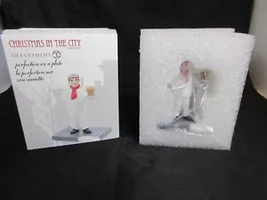 Dept 56 PERFECTION ON A PLATE Christmas In The City 6009753 NEW 2022 Romero's - Picture 1 of 4