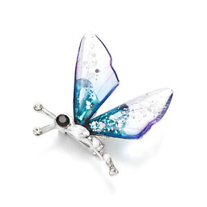 Fashion Dragonfly Wings Zircon Acrylic Insect Brooch Pin Corsage Women Jewelry