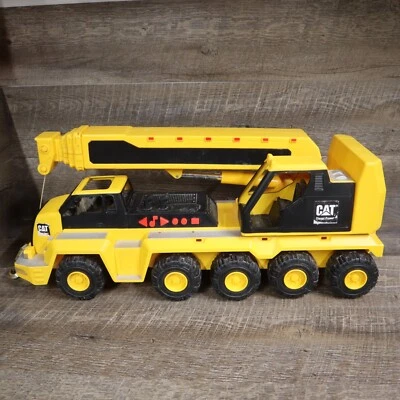 RARE Vintage 1993 TOY STATE ROAD RIPPERS 22" CATERPILLAR CAT Construction Crane - Image 1 of 4
