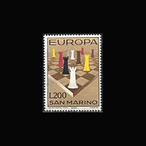 San Marino, Sc #621, Nuovo di zecca, 1965, Scacchi - Foto 1 di 1