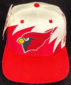 Vtg 90s Logo Athletic Pro Line NFL Arizona Cardinals Sharktooth Snapback Hat NWT - Picture 1 of 8