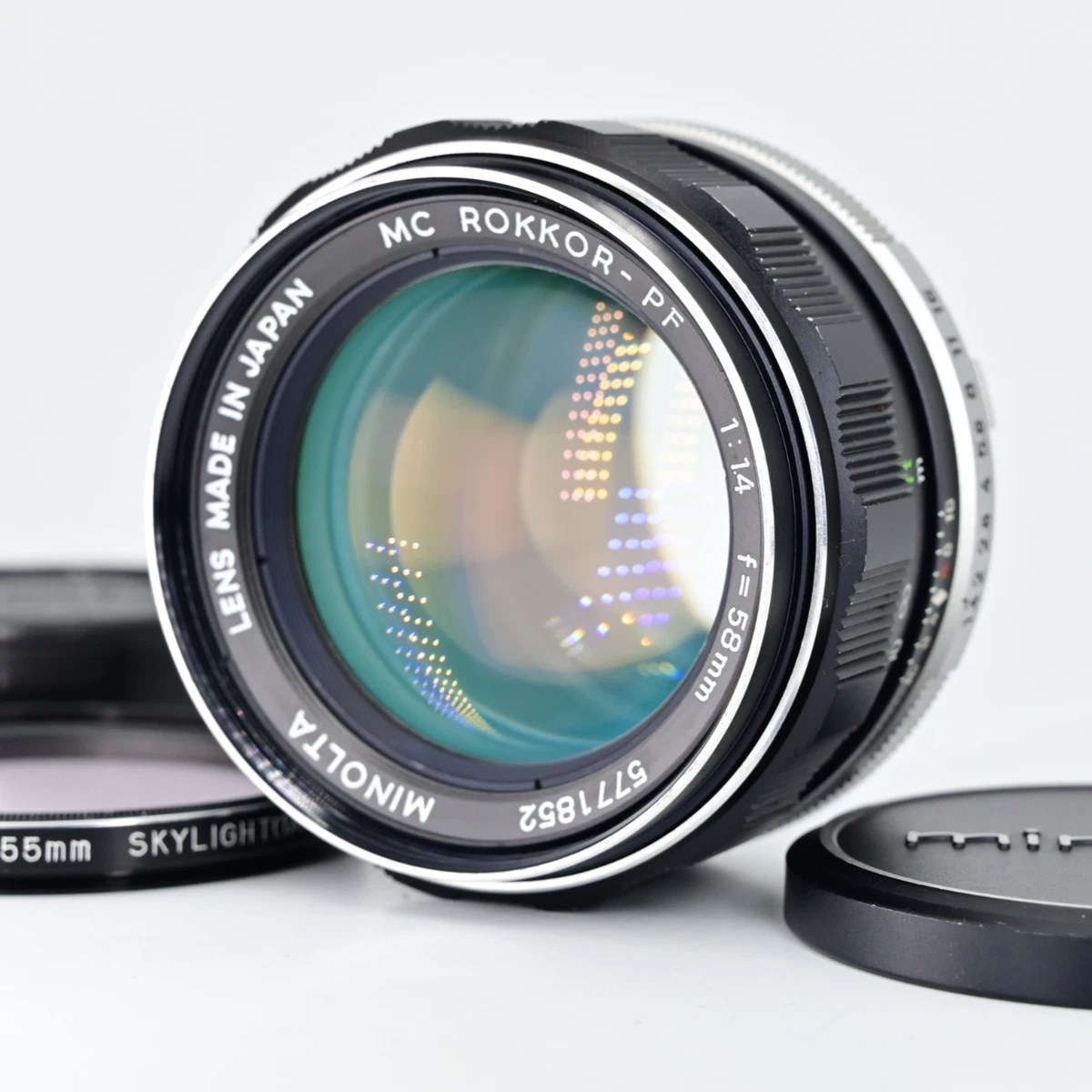 Minolta Rokkor PF 58mm Focal f/1.4 Camera Lenses for sale | eBay