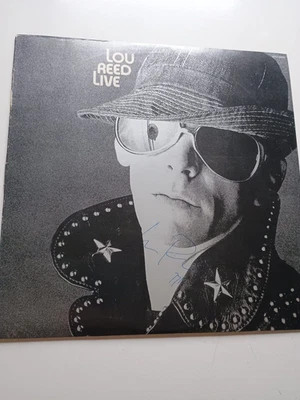  Lou Reed Live LP 12"  signed Autogramm aus 1977 Velvet Underground - Bild 1 von 4