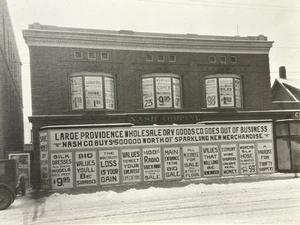 Vintage Photo Nash Company Commercial Block Main St Downtown Barre Vermont - Picture 1 of 4