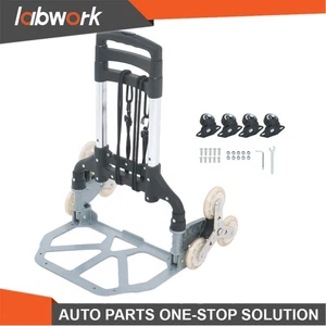 Labwork 180Lbs Aluminum Folding Stair Climbing Cart Portable Hand Truck Dolly - Picture 1 of 20