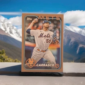 2024 Topps Series 2 Carlos Carrasco Gold Parallel /2024 New York Mets - Bild 1 von 3