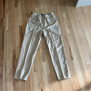Lauren Ralph Lauren Straight Leg Beige Designer Chino Pants cotton jeans Size 12 - Picture 1 of 8