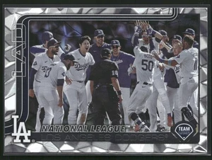 Lámina de diamante Topps #302 2025 de los Dodgers de Los Ángeles - Imagen 1 de 2