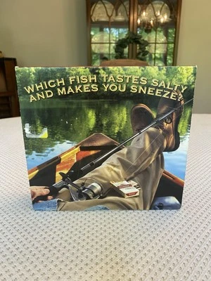 基本烟草香烟盐和胡椒鱼广告复古小屋装饰 — 第 1/4 张图片