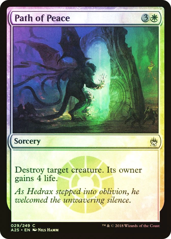 MTG FOIL Path of Peace  - Masters 25 #029 - Image 1 of 1