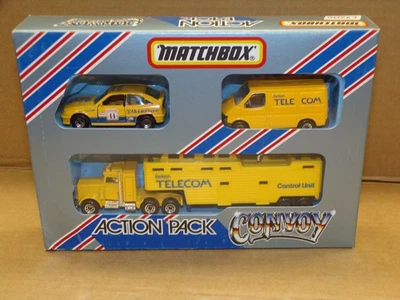 1984 MATCHBOX CONVOY ACTION PACK CY206 ~ BRITISH TELECOM PLAYSET ~ NOS ! - Image 1 of 4
