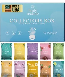 Body Restore Shower Steamers Aromatherapy 30 Pack - Galentines, Valentines Day - Picture 1 of 5