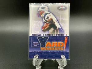 2002 FLEER BOX SCORE YARD MARKERS ANTOWAIN SMITH GAME WORN JERSEY INSERT SP - Picture 1 of 2