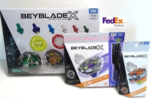Beyblade X UX-10 Customize set & UX-09 Samurai Saber & UX-13 Golem Rock Set Of 3 - Picture 1 of 6