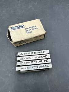 Ridgid 500B, 5/8-11, UNC, pipe threader die set - Picture 1 of 6