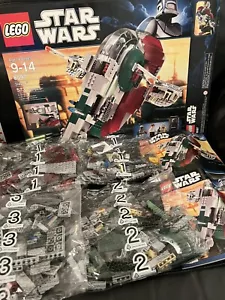 Lego Star Wars Slave 1 8097 OPEN BOX SEALED BAGS ONE PIECE MISSING BOBA FETT - Picture 1 of 5