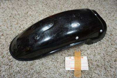 Guardabarros trasero negro Honda XL350 K1 1975 nuevo de lote, XL250 K2 Foto 1 de 4