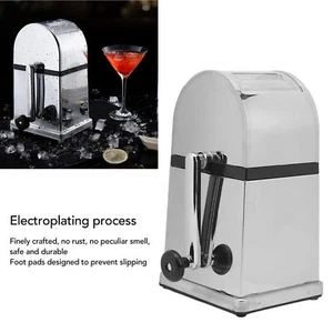 Manual Ice Crusher Labor Saving Hand Crank Shaved Ice Machine - Picture 1 of 12