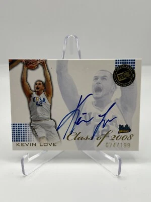 Press Pass Kevin Love 2008 074/199 automático no. CL-KL UCLA BRUINS Foto 1 de 2