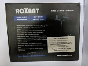 Roxant Pro Video Camera Stabilizer ~ LIMITED EDITION Elite Midnight Black ROX-1C - Picture 1 of 6