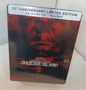 Shutter Island Steelbook (4K+Blu-ray) 10th Anniversary Edition-NEW-Box SHIPPING - Foto 1 di 10