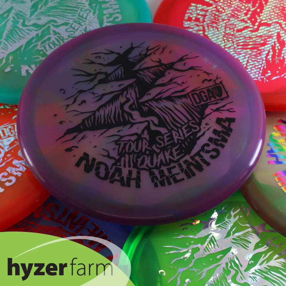 DGA MEINSTMA 2023 TOUR SWIRL QUAKE *pick weight & color* Hyzer Farm disc golf - Image 1 of 1