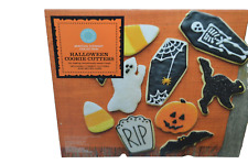 Martha Stewart Halloween Cookie Cutters - Metal Cutters Bat, Ghost, Coffin & Cat