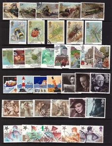 Gran Bretaña GB 1985 sellos usados 8 juegos completos colección - Imagen 1 de 1