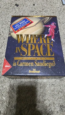Where in Space is Carmen Sandiego Deluxe Big Box - MAC VERSION - Image 1 of 4