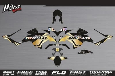 Kit Gráficos para Ducati Multistrada 1200 2010 2011 2012 2013 2014 CROMO COMPLETO Foto 1 de 4