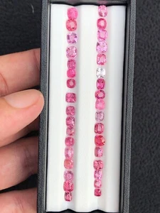 Natural 16.60 Ct Pink Spinels Cushion Cut Faceted Gemstones For Jewellery Making - Picture 1 of 3
