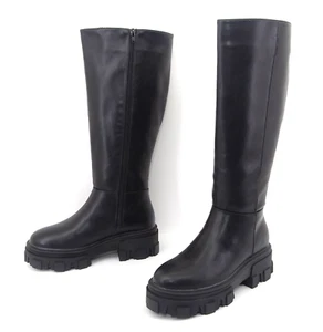 BULLBOXER Plateau Overknee botas botas mujer zapatos negro talla 39 - Imagen 1 de 13