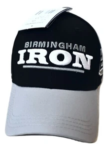 Starter Mens AAF Birmingham Iron Football Flexible Fit Cap Hat New S/M - Picture 1 of 8
