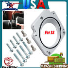 For Ls Manifold Throttle Body Adapter Plate 92Mm 3 Bolt Intake To 4 Tb Aluminum