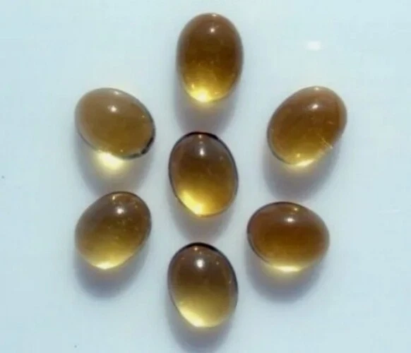 CITRINE 12 x 10 MM OVAL CUT CABOCHON SOLD PER STONE ALL NATURAL F-4859 - Image 1 of 1