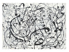 Number 14: Gray by Jackson Pollock Art Print Abstract Poster 11x14