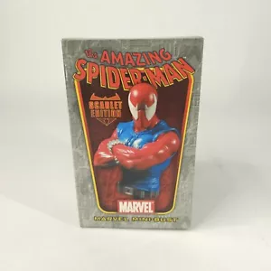 Amazing Spider Man Scarlet Edition Marvel Mini Bust Statue Bowen Designs 6 Inch - Picture 1 of 12