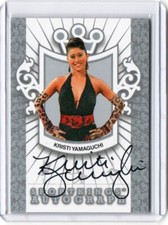 2013 Sportkings Series F KRISTI YAMAGUCHI Auto Autograph Card Silver SP /40