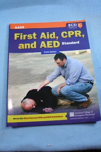 Standard Erste Hilfe, HLW und AED - Taschenbuch 6. Auflage 2012 - Bild 1 von 4