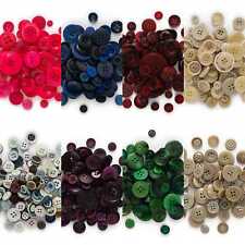 30g Deep Color Series Resin Buttons Sewing Scrapbooking Clothing Handmade Decor