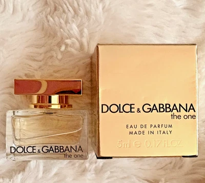 Dolce & Gabbana The One Eau de Parfum MINI Splash EDP 5 ml/0,17 oz Perfume - FRESCO Foto 1 de 2