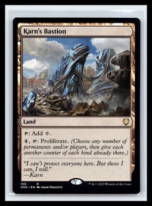 MTG Karns Bastion #156 Commander Phyrexia All Will Be One Regular Rare Card NM - Bild 1 von 2