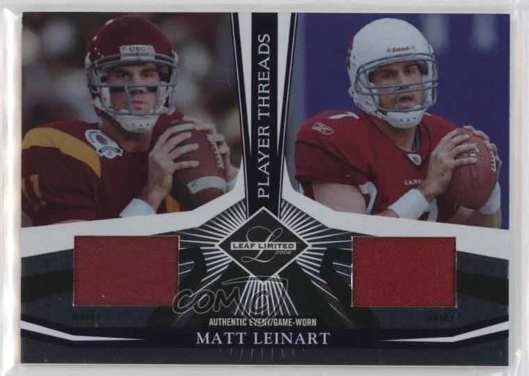 2006 Leaf Limited Player Threads /100 Matt Leinart #PT5 Rookie RC - Image 1 of 2