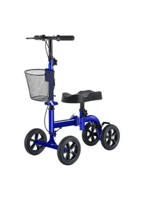 RINKMO Steerable Knee Scooter Foldable, Crutch Alternative, Foot & Leg Injuries - Picture 1 of 2