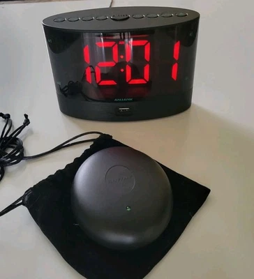 ANJANK Reloj Despertador Extra Fuerte para Durmientes Pesados, Agitador de Cama Inalámbrico, Vibrador Foto 1 de 4