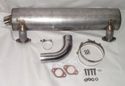 M&K Stainless Muffler To Fit 65-73 Porsche 911 - Image 1 of 4