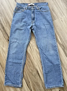 Jeans De Colección Levi's 505 33x30 (31x28) Azul Calce Regular Lavado Medio Denim Desteñido Y2K - Imagen 1 de 21