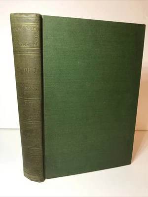 Sapho by Alphonse Daudet; Vintage Hardback Art-Type Edition Book Foto 1 de 4